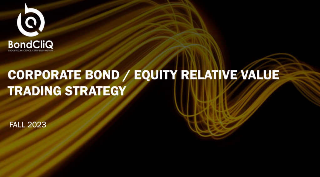 Corporate Bond / Equity Relative Value Trading Strategy